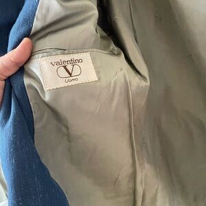 Blue Blazer with Cream Lining